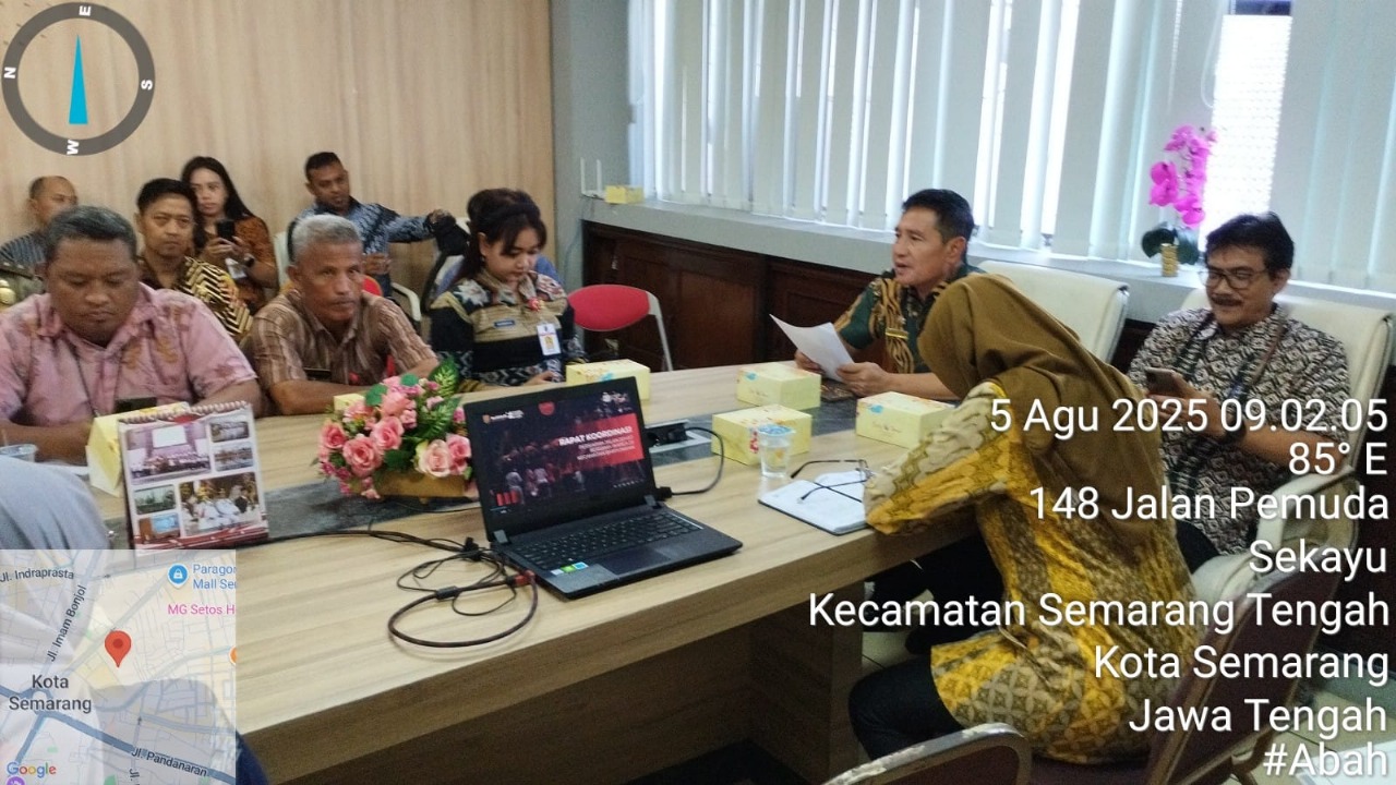 Diskominfo Hadiri Rakor Persiapan Jalan Sehat Bersama Warga di Kecamatan Banyumanik