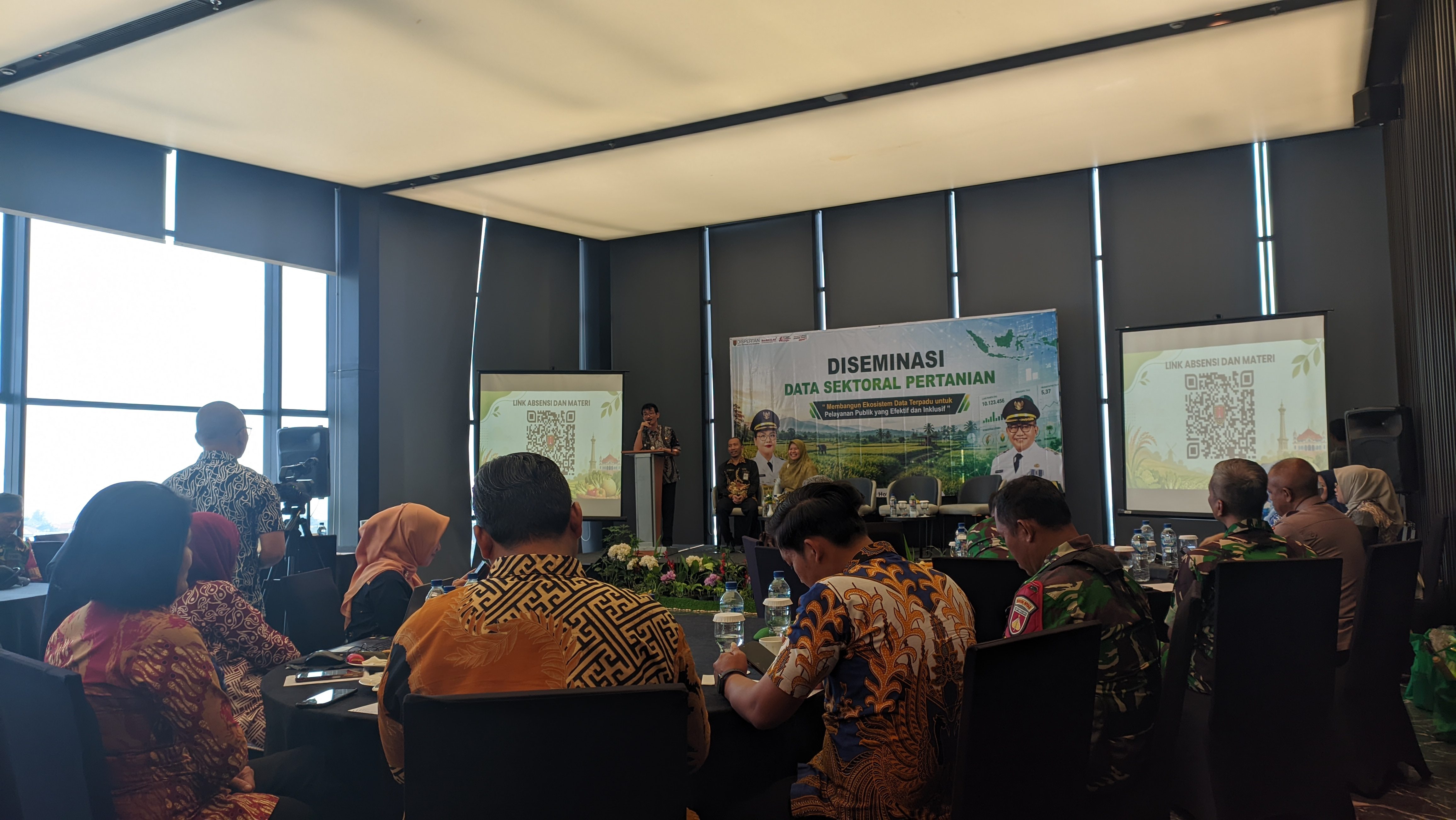 Diskominfo Hadiri Kegiatan Diseminasi Data Sektoral Pertanian