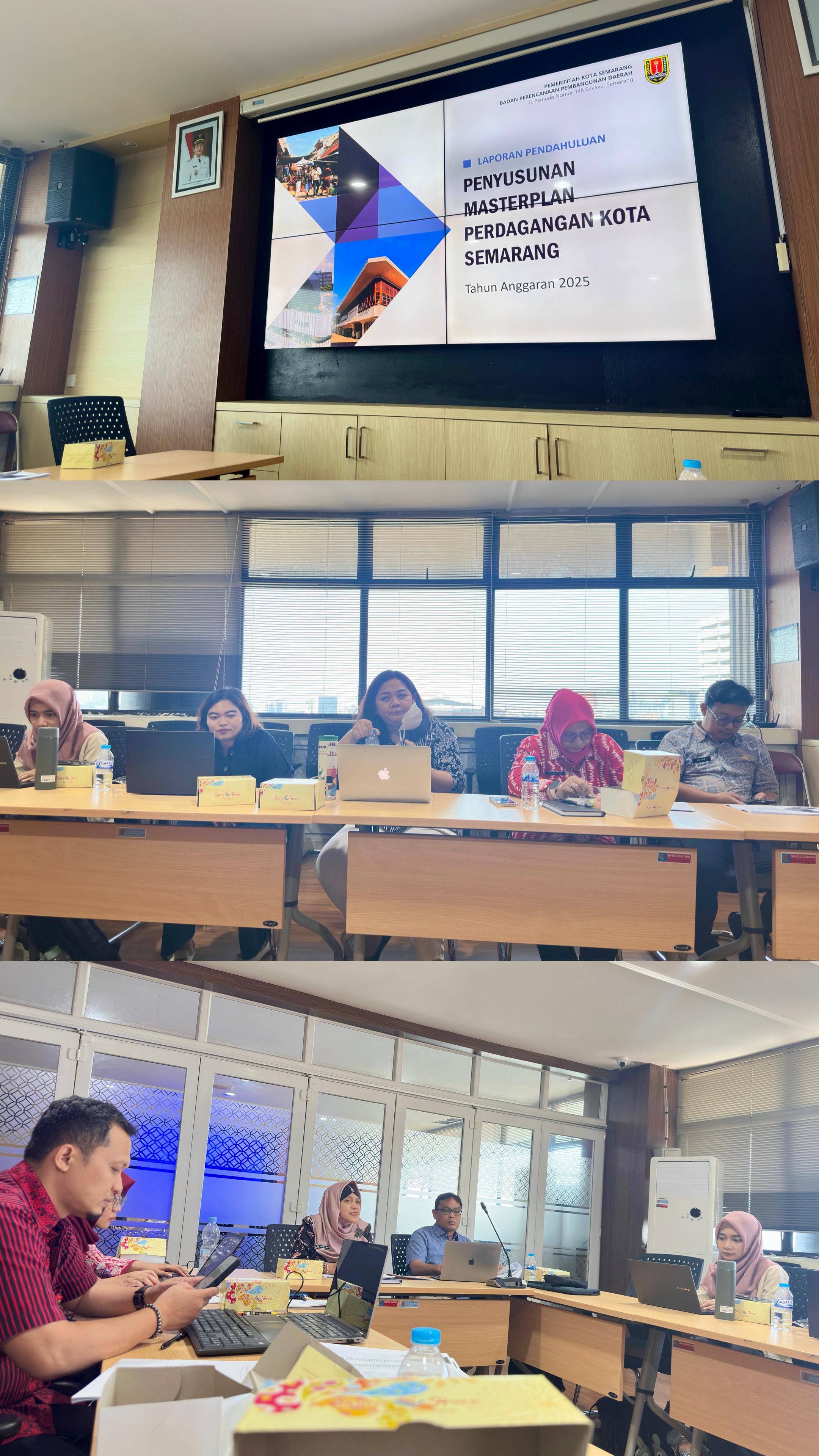      	 Rapat Laporan Pendahuluan Penyusunan Dokumen Masterplan Perdagangan