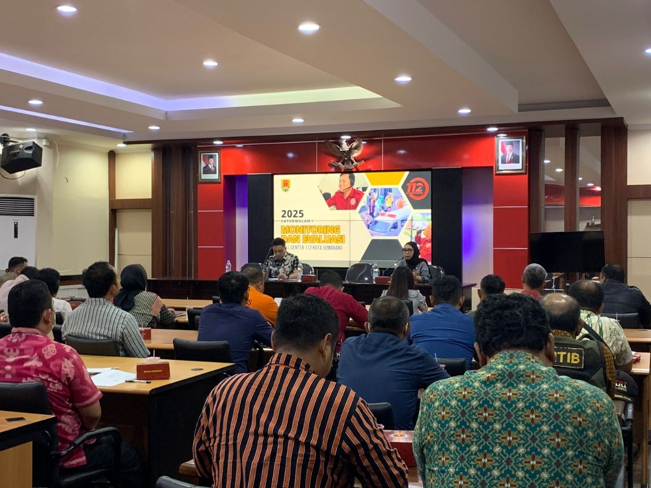 Diskominfo Kota Semarang Gelar Monev Caturwulan I Call Center 112